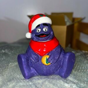 McDonald’s Grimace Cookie Jar 1997 Unused In Box